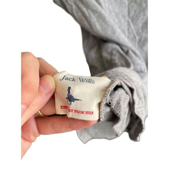 Jack Wills Gray Drawstring Waist Cuffed Tank Pocket Dress - Picture 9 of 9